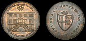 London, Dowgate, Skidmore’s London and Westminster series, Penny, 1797, type 5, Dyers’ Hall, rev. from the same...