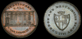 London, Ludgate Hill, Skidmore’s London and Westminster series, Penny, 1797, type 5, Stationers’ Hall, rev. City...