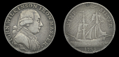 Shropshire, Willey and Snedshill, John Wilkinson, Three Shillings and Sixpence, 1788, in silver, bust right, rev....