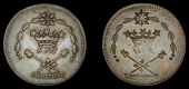 Lothian (Midlothian), Edinburgh, Henry Harrison, Farthing, coronet above two sceptres, edge plain, 4.21g (DH 86)....