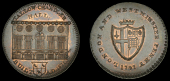 London, Dowgate, Skidmore’s London and Westminster series, Penny, 1797, type 5, Tallow Chandlers’ Hall, rev....