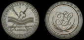 London, Clerkenwell, Thomas Gorton, Skidmore’s Penny, 1797, fender and fire-irons, rev. tg cypher, edge i promise...