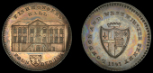 London, Lower Thames Street, Skidmore’s London and Westminster series, Penny, type 5, Fishmongers’ Hall, rev....