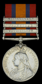 Queen’s South Africa 1899-1902, 3 clasps, Cape Colony, Transvaal, Wittebergen (1497 Gnr: W. H. Murrell. C.I.V.)...