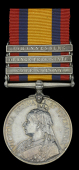Queen’s South Africa 1899-1902, 3 clasps, Cape Colony, Orange Free State, Johannesburg (648 Pte. G. A. Lawson,...
