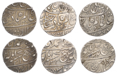East India Company, Bengal Presidency, Benares Mint: First phase, silver Rupees (3), in the name of ‘Shah ‘Alam...