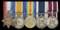 A scarce ‘Baltic 1919’ M.S.M. group of five awarded to Petty Officer W. R. Bennett, Royal Navy

1914-15 Star (19939...