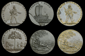 Northumberland, Newcastle-upon-Tyne, Spence’s mule Halfpence (3), from the same obv. die as previous, revs. men...