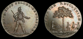 Northumberland, Newcastle-upon-Tyne, Spence’s mule Halfpenny, from the same obv. die as previous, rev. men under...