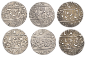 East India Company, Bengal Presidency, Benares Mint: First phase, silver Rupees (3), in the name of ‘Shah ‘Alam...