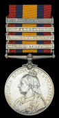 Queen’s South Africa 1899-1902, 4 clasps, Cape Colony, Johannesburg, Orange Free State, Diamond Hill (970 Pte. P....