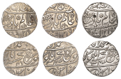 East India Company, Bengal Presidency, Benares Mint: First phase, silver Rupees (3), in the name of ‘Shah ‘Alam...