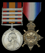 Pair: Private J. A. Miller, 1st City of London Rifle Volunteers and City of London Imperial Volunteers, later...