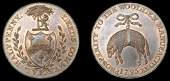 Yorkshire, Leeds, Samuel Birchall, Halfpenny, 1795, arms, rev. fleece, edge payable by samuel birchall, 12.08g/6h...