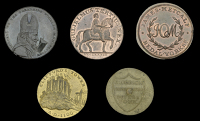 Yorkshire, Bedale, James Metcalf, Skidmore’s Halfpenny, 1792, 9.07g/6h (DH 9c); Hull, Jonathan Garton & Co,...