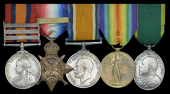 Five: Private F. C. W. Beart, 1st City of London Rifle Volunteers and City of London Imperial Volunteers, later...