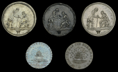 Warwickshire, Birmingham, Workhouse, Alston’s Halfpenny, 1796, 7.56g/6h DH 63); Gimblett’s Two Shillings and...
