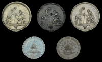 Warwickshire, Birmingham, Workhouse, Alston’s Halfpenny, 1796, 7.56g/6h DH 63); Gimblett’s Two Shillings and...