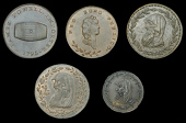 Anglesey, Amlwch, Skidmore’s mule Halfpenny, Williams druid, rev. pm co cypher, 10.59g/6h (DH 419), Skidmore’s...