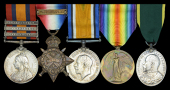 Five: Private F. Bate, 1st City of London Rifle Volunteers and City of London Imperial Volunteers, later 5th...