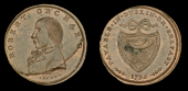 Co Dublin, Dublin, Prattent’s mule Halfpenny, 1795, shield with h, rev. bust of Robert Orchard, edge plain,...