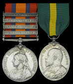 Pair: Private F. J. E. Carter, 2nd City of London Rifle Volunteers and City of London Imperial Volunteers, later...
