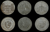 London, St Pancras, Skidmore’s Clerkenwell series, Penny, Smallpox Hospital, St Pancras, 24.20g/6h (DH 161); St...