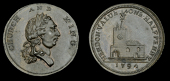 Middlesex, Hendon, Skidmore’s mule Halfpenny, church, rev. bust of George III right, edge payable in london,...