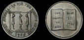 Unlocalised issues, Kempson’s ‘End of Pain’ Halfpenny, three men hanging, rev. open book, edge plain,...