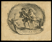Theatre and Entertainment, ST JAMES’S, Almack’s Rooms, an engraved admission card by F. Bartolozzi after G.B....