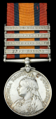 Queen’s South Africa 1899-1902, 4 clasps, Cape Colony, Orange Free State, Johannesburg, Diamond Hill (281 Pte. J....