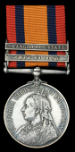 Queen’s South Africa 1899-1902, 2 clasps, Cape Colony, Orange Free State (1211 Cpl. L. J. A. Phillips, C.I.V.)...