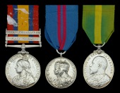 Three: Private F. G. Haynes, 4th Middlesex (West London) Rifle Volunteers and City of London Imperial Volunteers,...