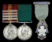 Pair: Sergeant J. Mathison, 4th Middlesex (West London) Volunteer Rifles and City of London Imperial Volunteers, who...
