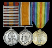 Three: Private F. Trickey, 5th (West) Middlesex Rifle Volunteers and City of London Imperial Volunteers, later East...