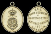 Visit to the British Colonies, T.R.H. Duke & Duchess of Cornwall & York, H.M.S. Ophir 1901, small silver-gilt...