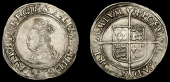 Elizabeth I (1558-1603), Second issue, Shilling, mm. cross-crosslet, bust 3C, reads elizabeth d g an fr et hib...