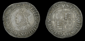 Elizabeth I (1558-1603), Second issue, Shilling, mm. martlet, bust 3C, reads elizabeth d g ang fra et hib regina,...