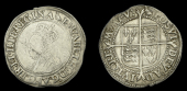 Elizabeth I (1558-1603), Second issue, Shilling, mm. martlet, bust 3C, reads elizabeth d g ang fr et hib regina,...