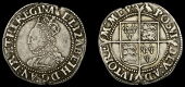 Elizabeth I (1558-1603), Second issue, Shilling, mm. martlet, bust 3C, reads elizabeth d g an fr et hi regina,...