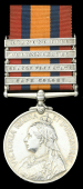 Queen’s South Africa 1899-1902, 4 clasps, Cape Colony, Orange Free State, Johannesburg, Diamond Hill (1111 Pte. F....