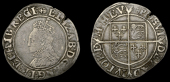 Elizabeth I (1558-1603), Sixth issue, Shilling, mm. anchor with rounded flukes to right, bust 6B, reads elizab d g...