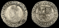 Elizabeth I (1558-1603), Seventh issue, Shilling, mm. 1, bust 6B, reads elizab d g ang fr et hib regi, 5.78g/11h...