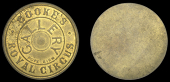 Outside London and Travelling Circuses, MIDLOTHIAN, Edinburgh, Cooke’s Royal Circus, uniface brass by T. Pope,...