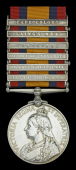 Queen’s South Africa 1899-1902, 6 clasps, Tugela Heights, Orange Free State, Relief of Ladysmith, Transvaal,...