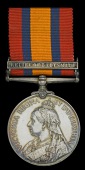 Queen’s South Africa 1899-1902, 1 clasp, Relief of Ladysmith (4214 Cpl. H. Arnold. Middlesex Regt.) nearly...