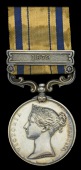 South Africa 1877-79, 1 clasp, 1879 (50th. Bde. 733 Pte. J. Strathdee. 57th. Foot.) edge bruise, good very fine	...