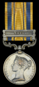 South Africa 1877-79, 1 clasp, 1879 (50/525. Pte. P. Rowe 57th. Foot) edge nicks, very fine	 £460-£550