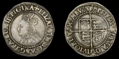Elizabeth I (1558-1603), Second issue, Groat, mm. cross-crosslet, bust 1F, reads elizabeth d g ang fra et hib...