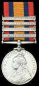 The Q.S.A. awarded to Private F. J. P. Pickman, 13th Middlesex Rifle Volunteer Corps and City of London Imperial...